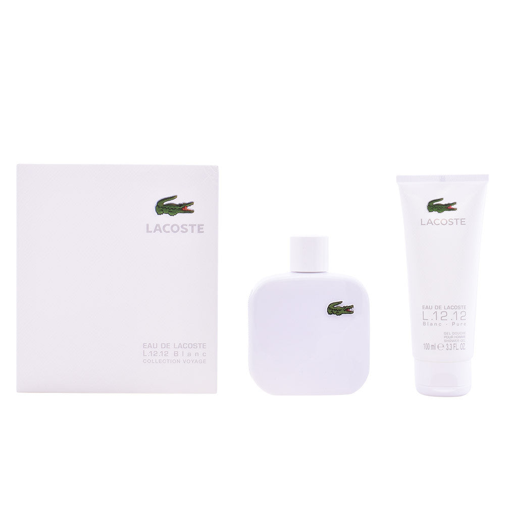 EAU DE LACOSTE L.12.12 BLANC POUR HOMME LOTE 2 pz
