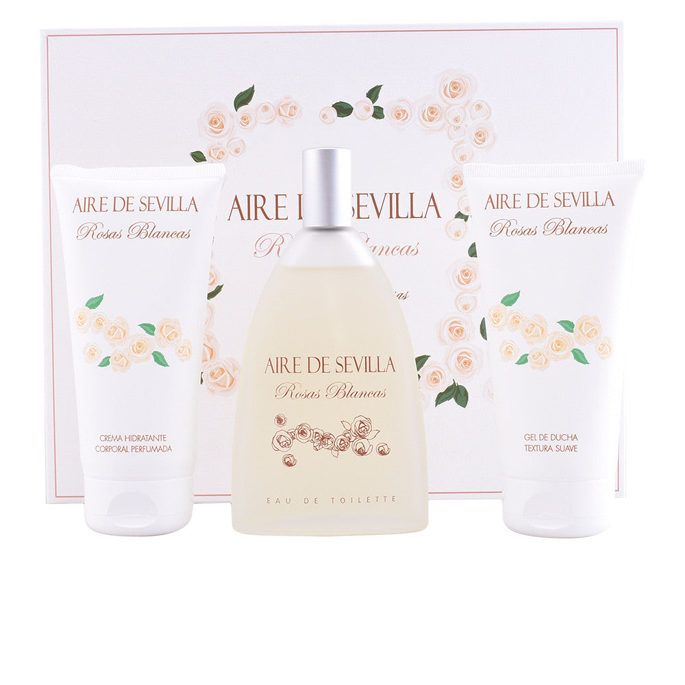 AIRE DE SEVILLA ROSAS BLANCAS LOTE 3 pz