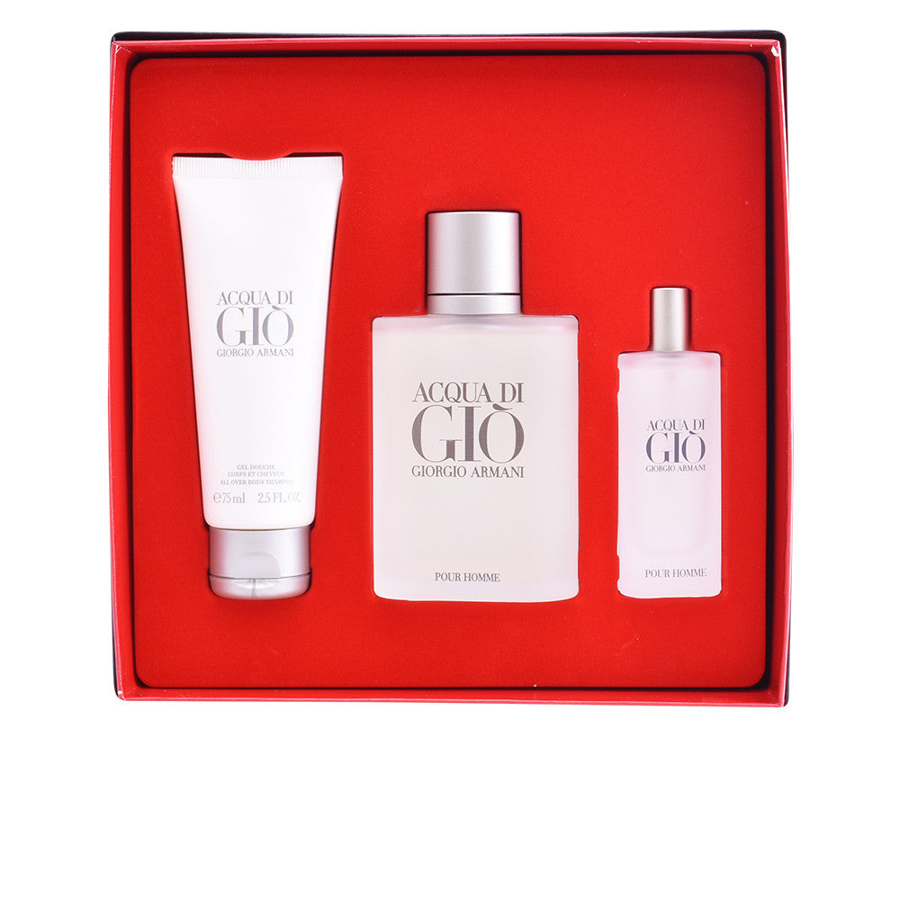 ACQUA DI GIO POUR HOMME LOTE 3 pz