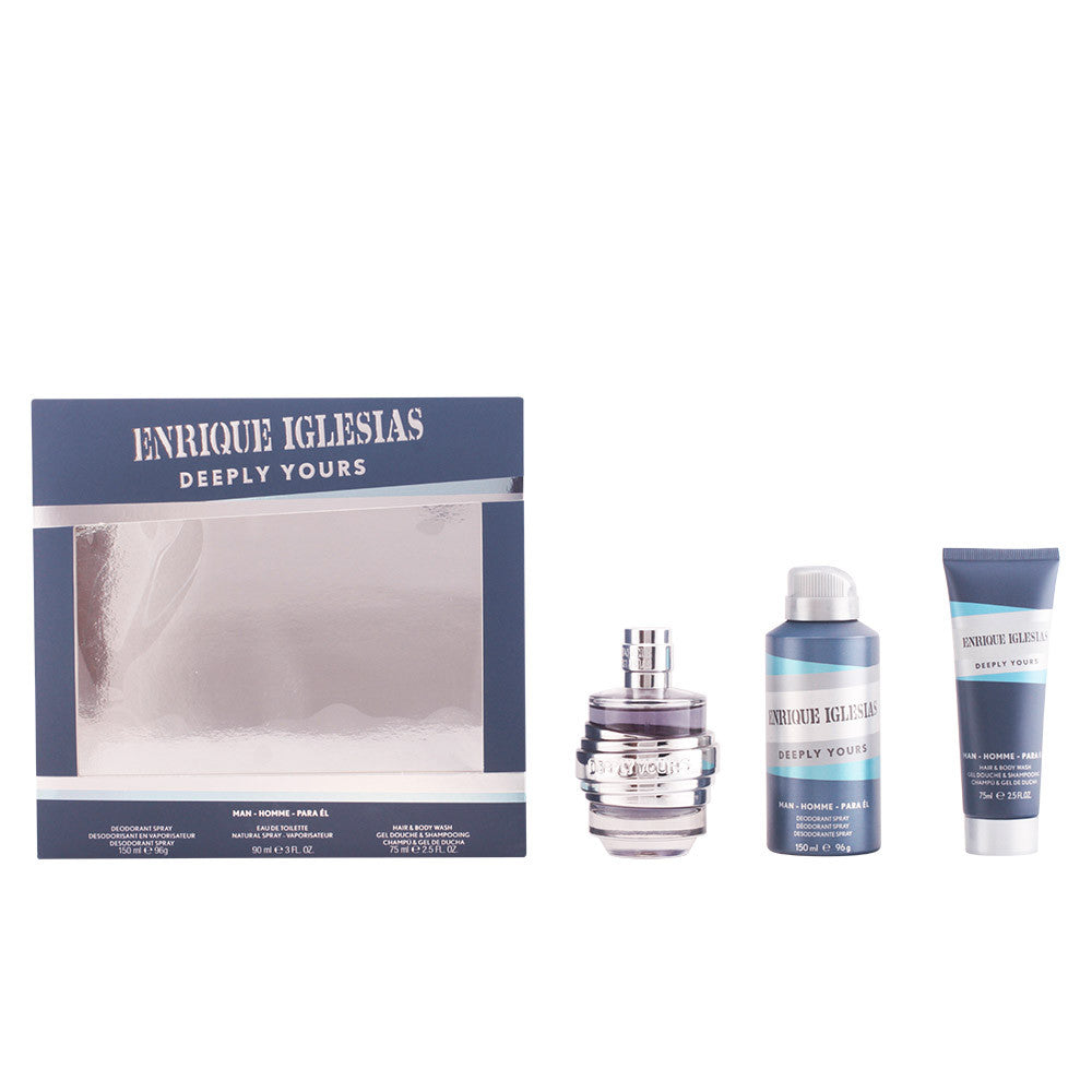 ENRIQUE IGLESIAS DEEPLY YOURS MAN LOTE 3 pz