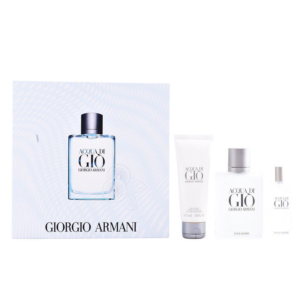 ACQUA DI GIO POUR HOMME LOTE 3 pz