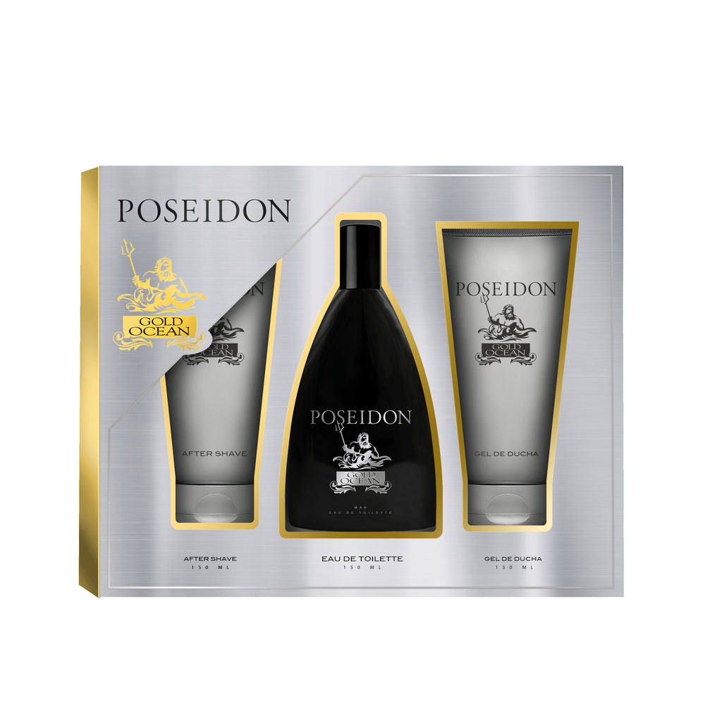 POSEIDON GOLD OCEAN FOR MEN LOTE 3 pz