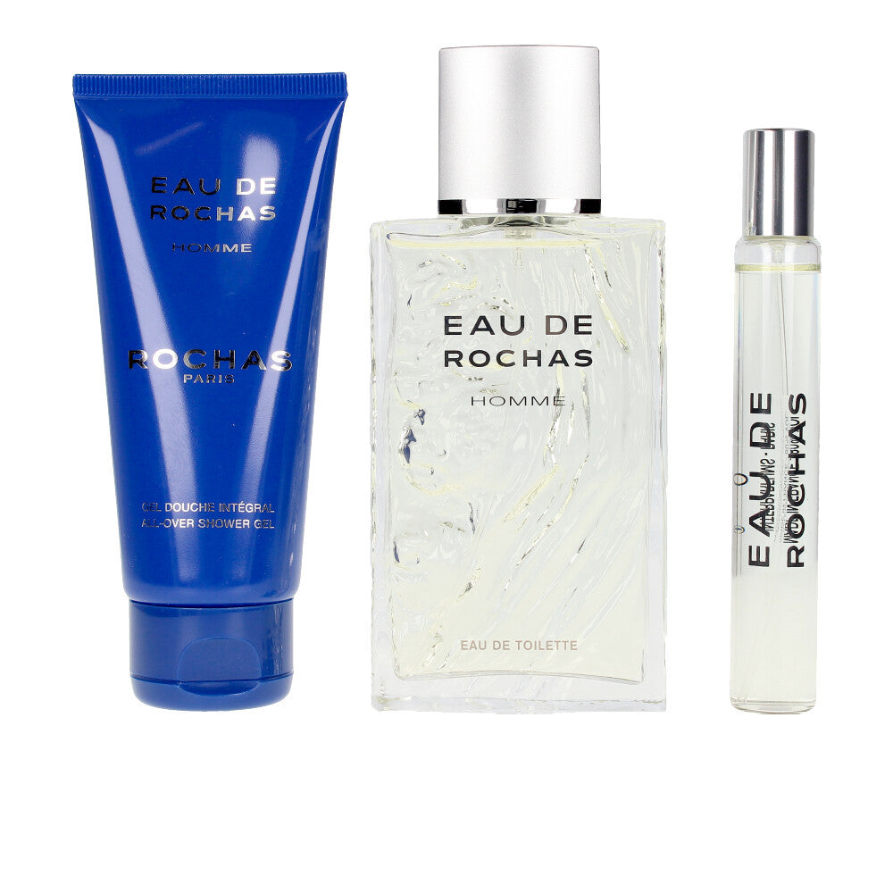 EAU DE ROCHAS HOMME LOTE 3 pz