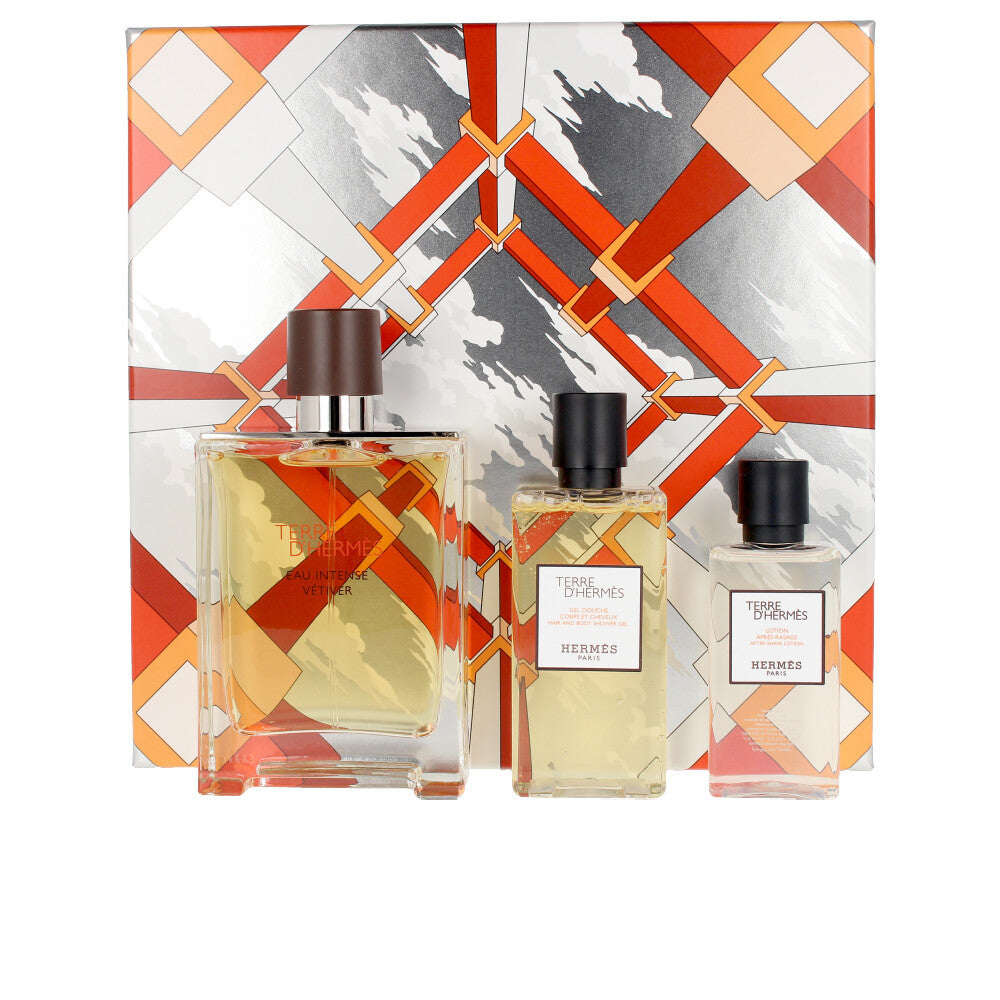 TERRE D'HERMÈS EAU INTENSE VETIVER LOTE 3 pz