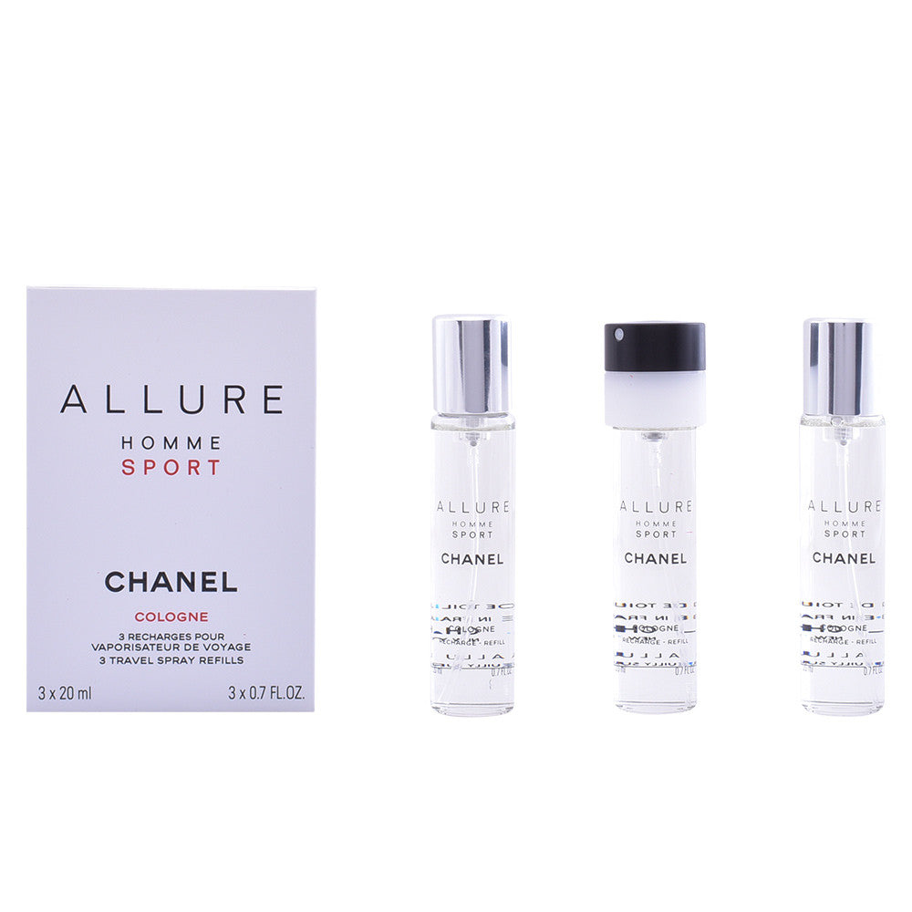 ALLURE HOMME SPORT COLOGNE recharges vaporizador 3 x 20 ml